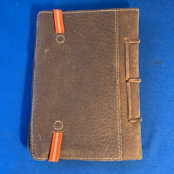 vintage american eagle leather journal. - Picture 2 of 12